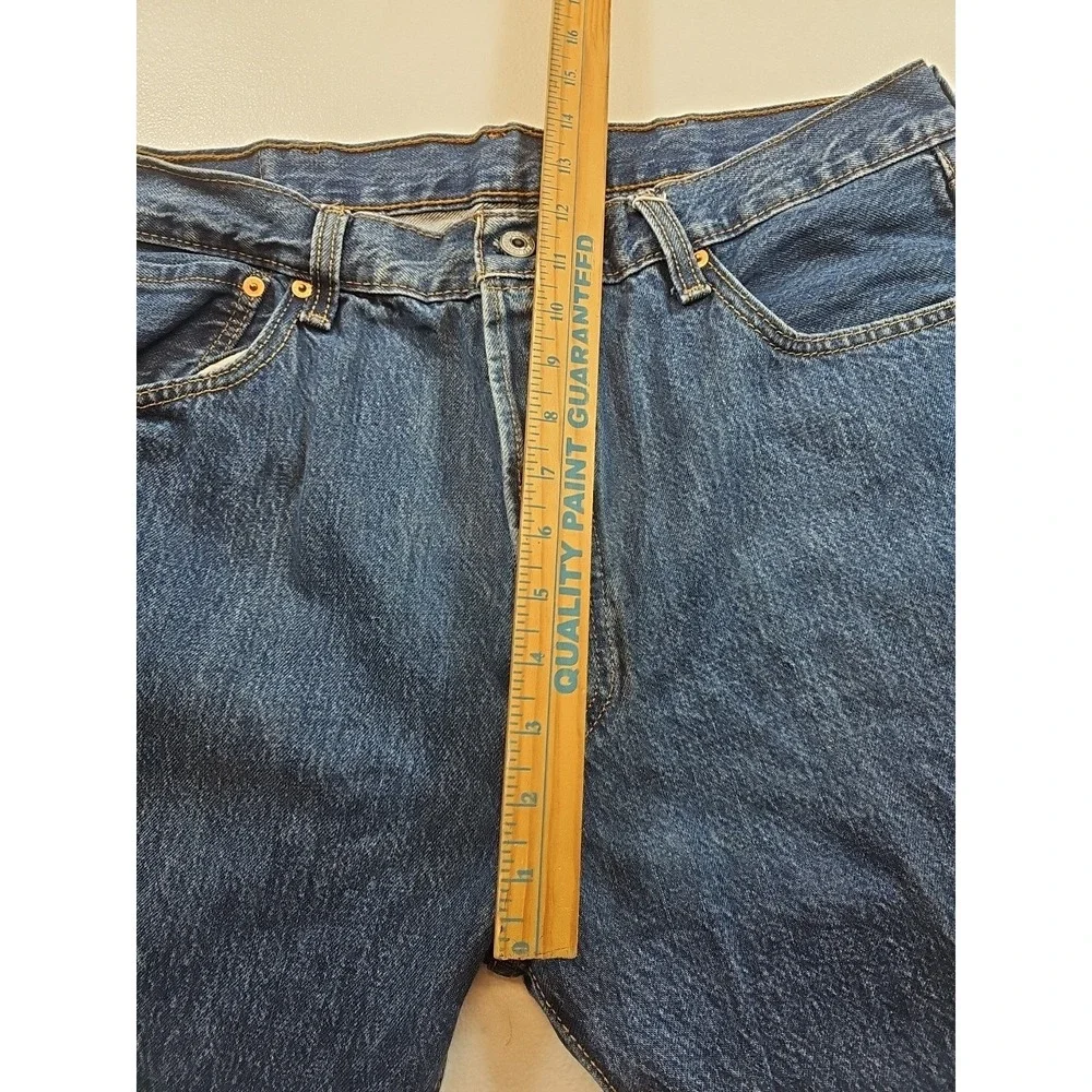 LEVIS 501 Men Size 38x32 Button Fly Original Fit Straight Leg 100% Cotton Jeans